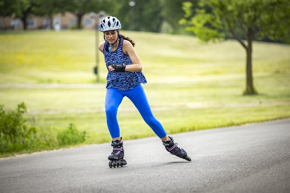 girl inline skating